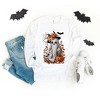 Simply Sage Market Women's Floral Halloween Ghost Long Sleeve Graphic Tee - image 3 of 4