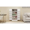 TiramisuBest 50/71 inch Pantry Cabinet Freestanding Buffet Sideboard 2 Door Adjustable Shelf Kitchen Dining Living Room Storage Statement - 2 of 4