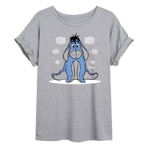 Women's - Disney - Eeyore With Clouds Oversized Graphic T-Shirt - image 1 of 4