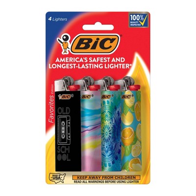 BIC 4ct Special Edition Lighters