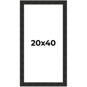 PosterPalooza | Panoramic Contemporary Black Picture Frame - UV Acrylic, Foam Board Backing, Hanging Hardware - 1 of 4