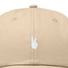 Dalix Lil Peace Sign Embroidered Cotton Cap Outdoor Dad Hat Womens - 2 of 4