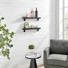 24" Floating Wall Décor Display Ledge Shelves Set of 2 - Danya B. - 4 of 4