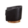 Swivel Barrel Chair with 6-Inch Plush Seat, Removable Cushion, and 360-Degree Swivel - 4 of 4