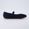 CUSHIONAIRE Women's Petal Mary Jane Knit Flat – Stretchy Textured Fabric, Adjustable Strap, Memory Foam, Available in Wide Widths - 4 of 4
