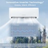 Costway 24,000 BTU Mini Split Air Conditioner AC Unit with Heat Pump & Alexa Googlehome Remote Control - 4 of 4