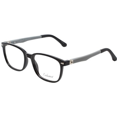 NY Eye Enhance Kids Designer Reading Glasses Glossy Matte Black/Grey EN4118 48mm