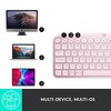 Logitech MX Keys Mini Minimalist Wireless USB Keyboard Rose - 3 of 4