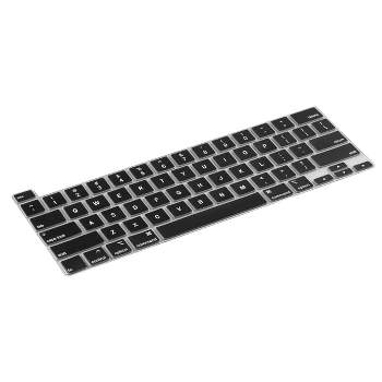 Insten Keyboard Cover Protector Compatible with 2020 Macbook Pro 13", Ultra Thin Silicone Skin, Tactile Feeling, Anti-Dust, Black