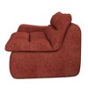 AZL1 Life Concept Sofas Comfy Accent Bean Bag Couch, Lounge Chair with Left Arm, Suitable for Living room Bedroom, Orange, 41.45"*36.22"*37.87" - 4 of 4