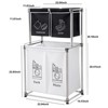 SEVOBAL Laundry Bags and Baskets Laundry Hamper 2 Tier Laundry Sorter with 4 Removable Bags for Organizing Clothes, Laundry, Black, 22"*16.5"*34.6" - 2 of 4