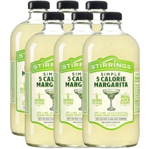 Stirrings Simple 5 Calorie Margarita Cocktail Mix 750ml Bottles - Real Juice No Preservatives - Drink Mixer - 1 of 4