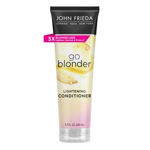 John Frieda Go Blonder Lightening Conditioner for Blonde Hair, Brighten Citrus and Chamomile - 8.3 fl oz - 1 of 4