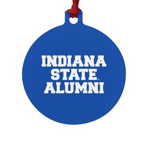Indiana State University Alumni Aluminum Holiday Christmas Tree Ornament - 1 of 4