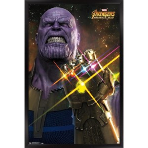Trends International Marvel Cinematic Universe - Avengers - Infinity War - Thanos Framed Wall Poster Prints - 1 of 4