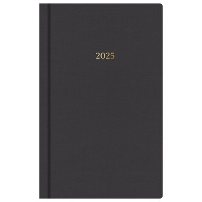 Marie Kondo for BlueSky 2025 Weekly/Monthly Planner 8.19"x5.16" Charcoal Fabric