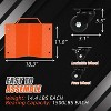 4-Piece Heavy-Duty Car Dolly Set - 6000 LBS Capacity Wheel Dollies with 360° Rotating Wheels - 4 of 4