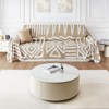 VEVOR Couch Cover, 117.72 x 71.26 Inch Boho Sofa Covers, Anti-Slip Chenille Cushion Protector for Sectional Sofa, Scratch-Resistant, Khaki - 2 of 4
