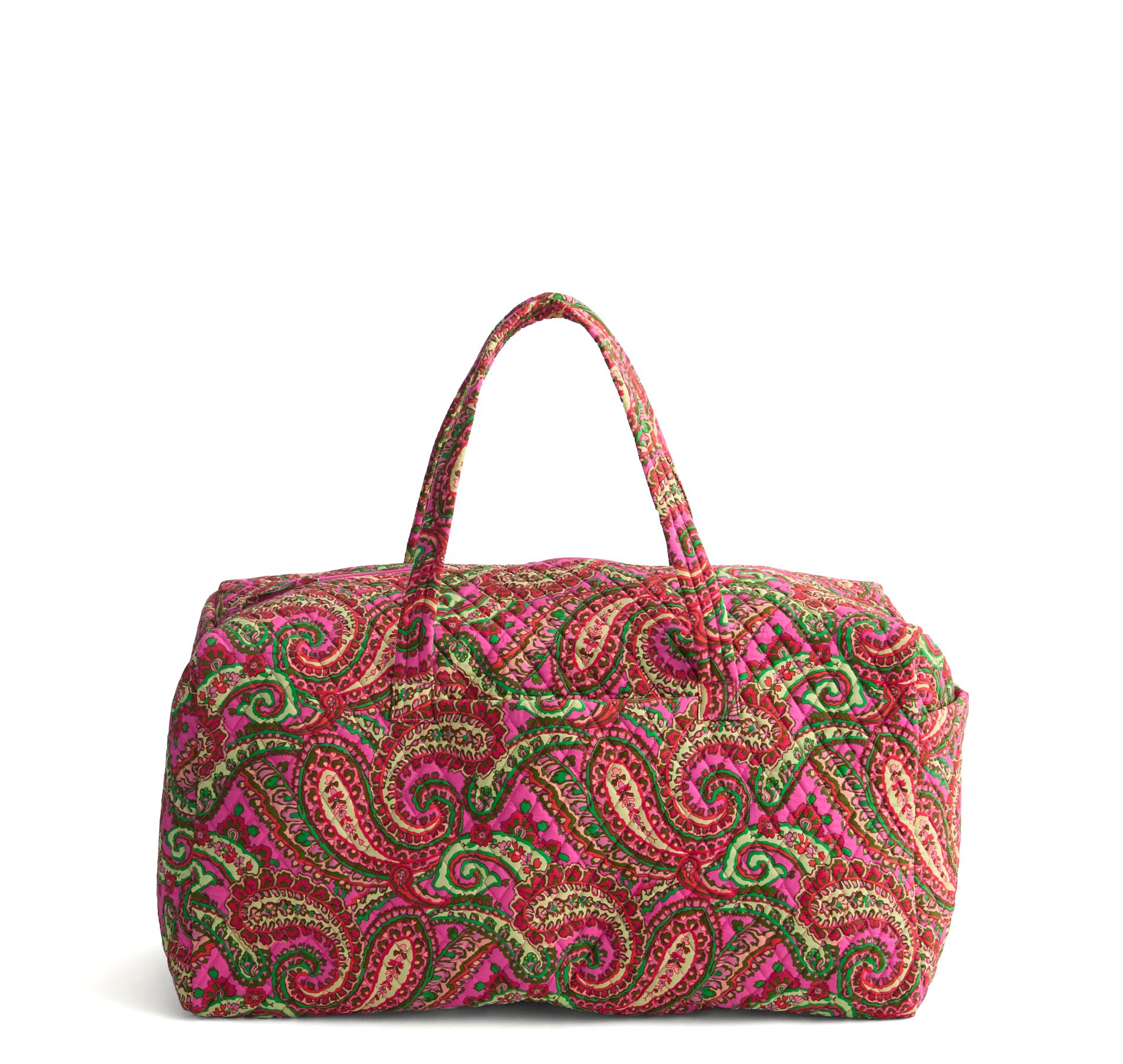 Vera Bradley Women's Outlet Cotton Outlet XL Travel Duffel Bag Capri Pink