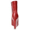 Journee Collection Womens Glorria Tru Comfort Foam Inside Zip Wedge Booties Burgundy 8 - 3 of 4