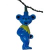 Kurt Adler Indoor/Outdoor Novelty String 10-Light Set, Grateful Dead Bears, Multicolor, 11.5' - 4 of 4