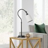 Hampton & Thyme 25" Tall Arc Table Lamp with Fabric Shade - image 2 of 4