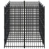 vidaXL Outdoor Dog Kennel Large Dog Crate Dog Cage Exercise Playpen Steel - 2 of 4