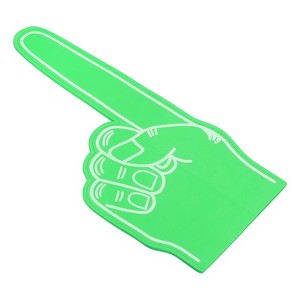 Unique Bargains EVA Team Cheer Sports Events Party DIY Blank Giant Foam Glove - 1 of 4