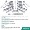 Mechanic Tool Set, Socket Wrench Set - 213 Piece Home/Auto Repair Tool Kit with High-Polish Chrome Cr-V Steel & Plastic Storage Case - 3 of 4