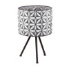 NAYSAYE Planter Metal Planter Set of 2 Round Galvanized gray Farmhouse Style for Outdoor Garden, Gray, 12"*19"*19" - 4 of 4