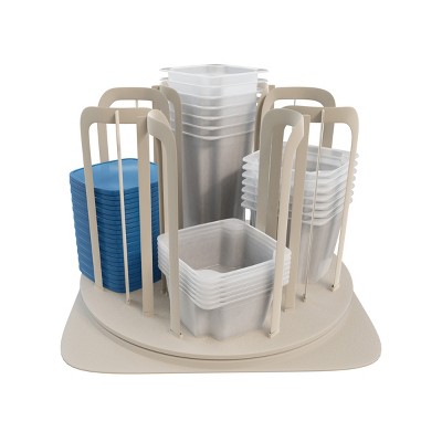 Hastings Home Storage Container Set and Carousel - 48 Pieces