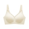 Womens Wireless Bras V Neck U Back Bras Comfy Bralette Supportive Bras No Underwire Seamless Push Up Everyday Bras with Wide Strap - 3 of 4