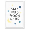13" x 19" Wild Moonchild Motivational Quotes Framed Wall Art White - Olivia's Easel: Inspirational Decor, Modern Typography - 2 of 4