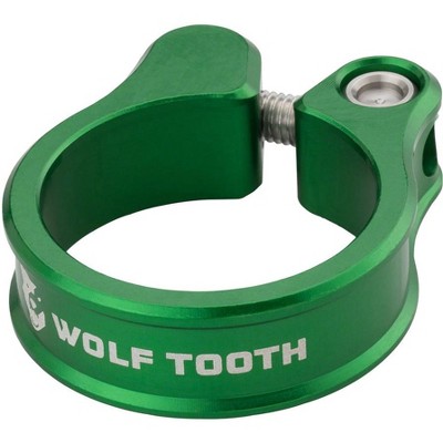 Wolf Tooth Seatpost Clamp- Green Diameter: 34.9