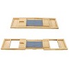 MegaChef Expandable Bamboo Wood Bath Tray - 3 of 4