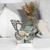 Pavilion Gift Company - Hearts - 4.25" Glass Butterfly Tea Light Holder - Candle Holders - 2 of 4