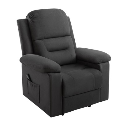 Adult Recliner Chair with Overstuffed Armrest and Backrest for Living Room