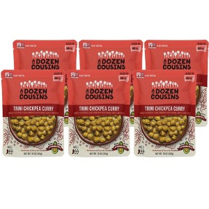 A Dozen Cousins Trini Chickpea Curry Ready to Eat Beans - Case of 6/10 oz - 1 of 4