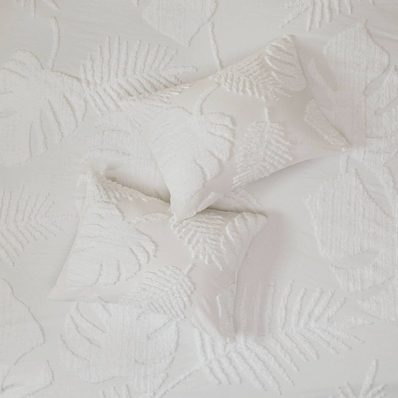 Ceiba Tufted Cotton Chenille Comforter Set, 5 of 13