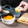 Pavilion Gift Company - Friends - 4.5" Ceramic Bowl with Bamboo Spoon - Dining Bowls - 2 of 4