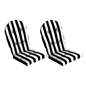 ARDEN Plush Modern Tufted Rocking Chair Cushion, Set of 2 - 1 of 4