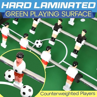 SereneLife 48" Foldable Black and Green Foosball Table