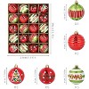 Christmas Balls Ornaments for Xmas Tree- 20Pcs Shatterproof Christmas Tree Decorations, 2.36" Hanging Balls Muti-Color Xmas Ball Ornaments Set - 2 of 2