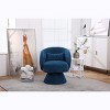 Swivel Accent Chair Armchair, Round Barrel Chair in Fabric for Living Room Bedroom - 3 of 4
