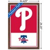 Trends International MLB Philadelphia Phillies - Logo 22 Framed Wall Poster Prints - 3 of 4