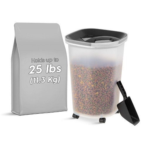 Iris Usa 25lb 30qt Weatherpro Airtight Pet Food Storage Container