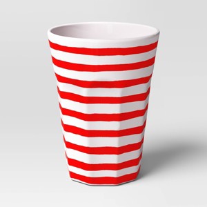 19oz Melamine Tumbler Red Striped - Room Essentials™ - 1 of 3