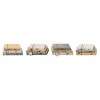 Transpac MDF Bee Book Stack w/Charm Set of 4 Spring Home Decorations - 2 of 3