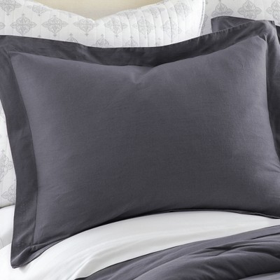 Charcoal Linen Twin/Twin XL Duvet Cover Set