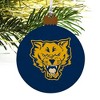 Fort Valley State University Primary Logo Wood Christmas Tree Holiday Ornament - 4 of 4
